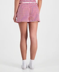 Just Polly Juniors' Printed Cotton Drawstring Lounge Shorts
