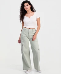 Celebrity Pink Juniors' Wide-Leg Cargo Pants
