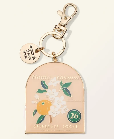 Macy's Flower Show Orange Blossom Enamel Bag Charm, Macy's Exclusive