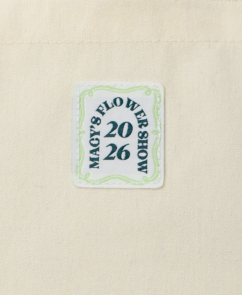 Macy's Flower Show U.s. Flower Map Farmers Market Tote Bag, Macy's Exclusive