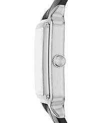 Emporio Armani Men's Quartz Three-Hand Brown Leather Watch, 36mm