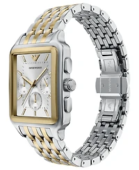 Emporio Armani Men's Quartz Chronograph Two-Tone Stainless Steel Watch, 38mm