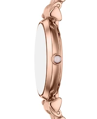 Emporio Armani Women's Quartz Two-Hand Rose Gold Stainless Steel Watch, 32mm