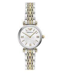 Emporio Armani Women's Quartz Two-Hand Two-Tone Stainless Steel Watch, 28mm