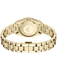 Emporio Armani Women's Quartz Three-Hand Gold Stainless Steel Watch, 32mm
