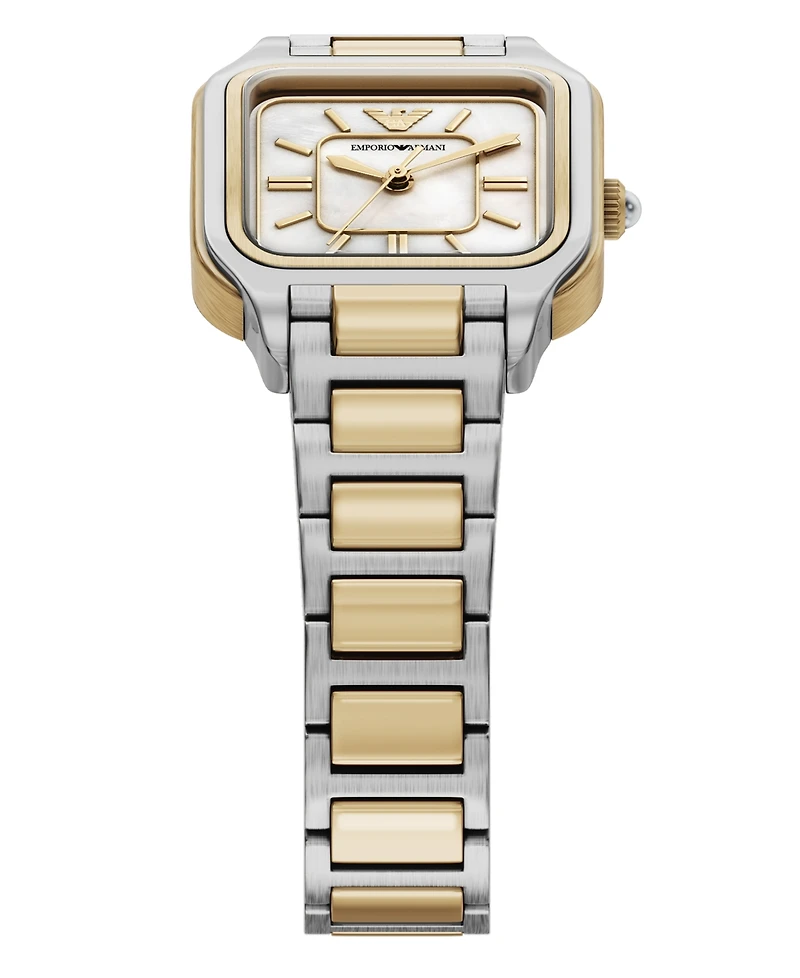 Emporio Armani Women's Quartz Three-Hand Two-Tone Stainless Steel Watch, 35mm