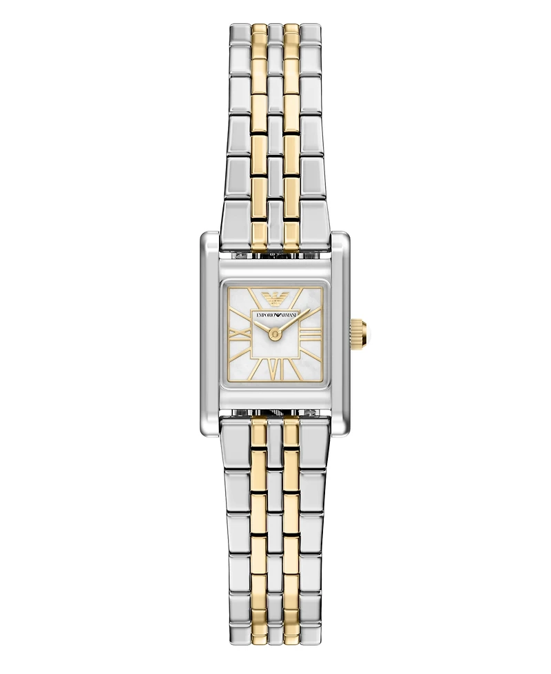 Emporio Armani Women's Quartz Two-Hand Two-Tone Stainless Steel Watch, 26mm