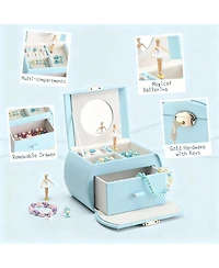 Yigii Diy Ballerina storage with Ballerina Ornament & Stickers