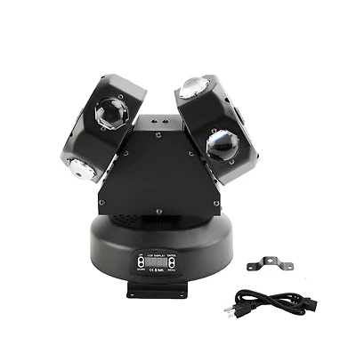 Artudatech 120W Moving Head Stage Light with 8 Rgbw LEDs & Laser, Dmx, Auto Sound Mode