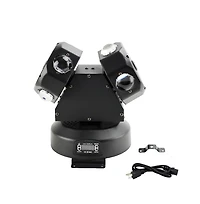 Artudatech 120W Moving Head Stage Light with 8 Rgbw LEDs & Laser, Dmx, Auto Sound Mode