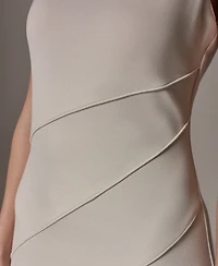 Donna Karan New York Women's Mock Neck Dress