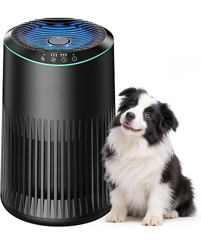 Morento Small Hepa Air Purifier for Bedroom with Fragrance Sponge, Up to 225 Sqft