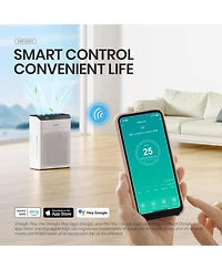 Morento Smart Hepa Air Purifier for Home, Voice & App Contorl, PM2.5 Display, Quality Monitor, Up to 1290 Sqft