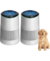 Morento Air Purifiers for Home, Air Purifier for Smoke Pet Dander Odors with Fragrance Sponge, Small Air Purifier with Sleep Mode for Bedroom Office,