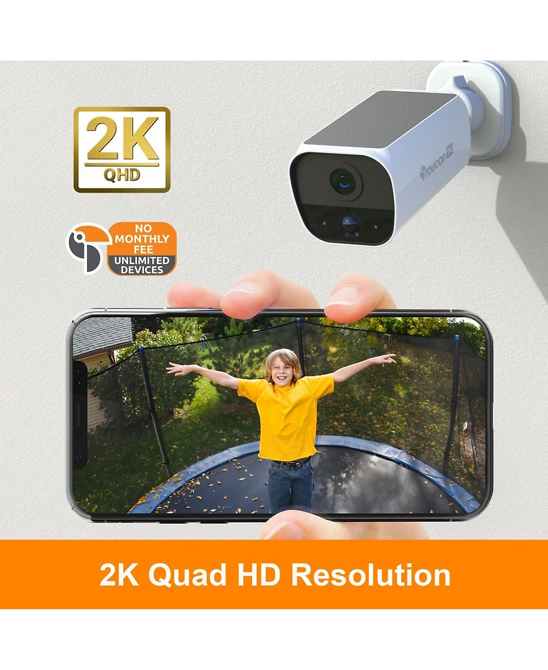 Toucan Solar Wireless Security Camera S5 -pack