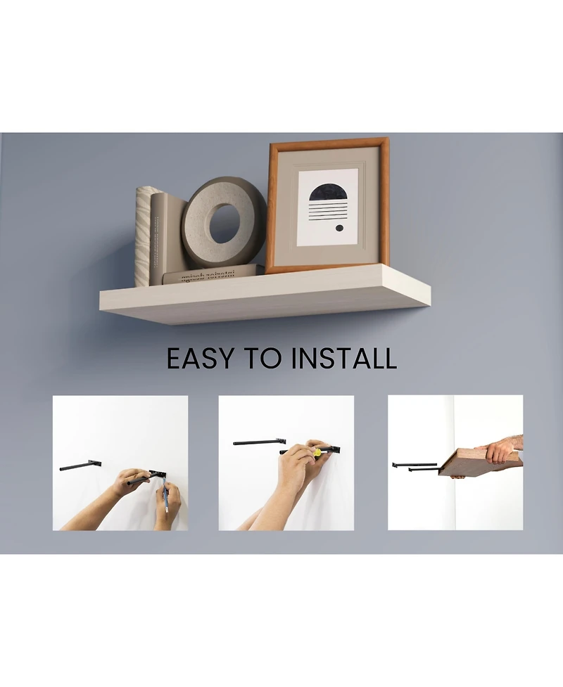 Fm Furniture Iva Floating Shelf in Melamine