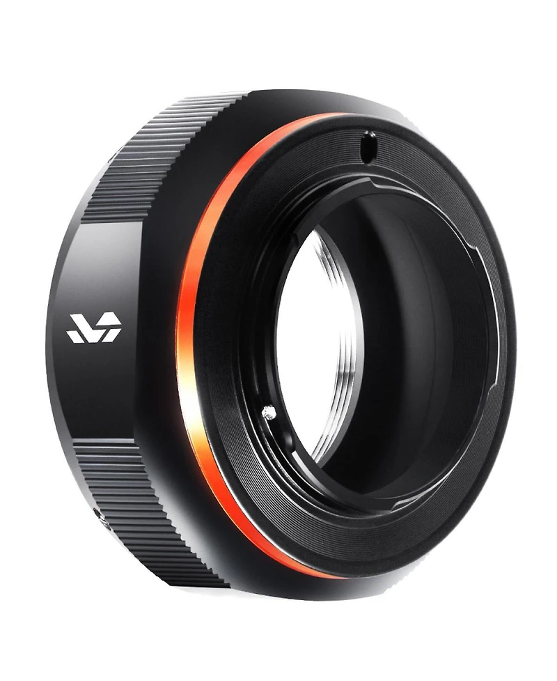 KandF Concept Kf M10125 High-precision Lens Adapter Ring, Matte Paint, Orange Secondary Oxide, M42-M4 / 3 Pro