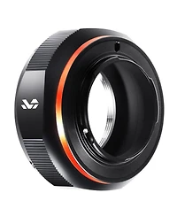 KandF Concept Kf M10125 High-precision Lens Adapter Ring, Matte Paint, Orange Secondary Oxide, M42-M4 / 3 Pro