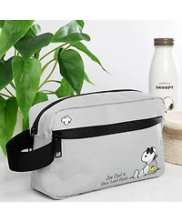 Peanuts Snoopy Belt Bag, Zip Waist Pack, Grey Travel Pouch