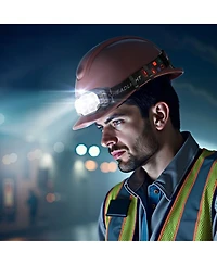 Mecale 2-Pack Rechargeable Led Headlamps, 12 Lighting Modes, Motion Sensor, Adjustable Headband, Lightweight