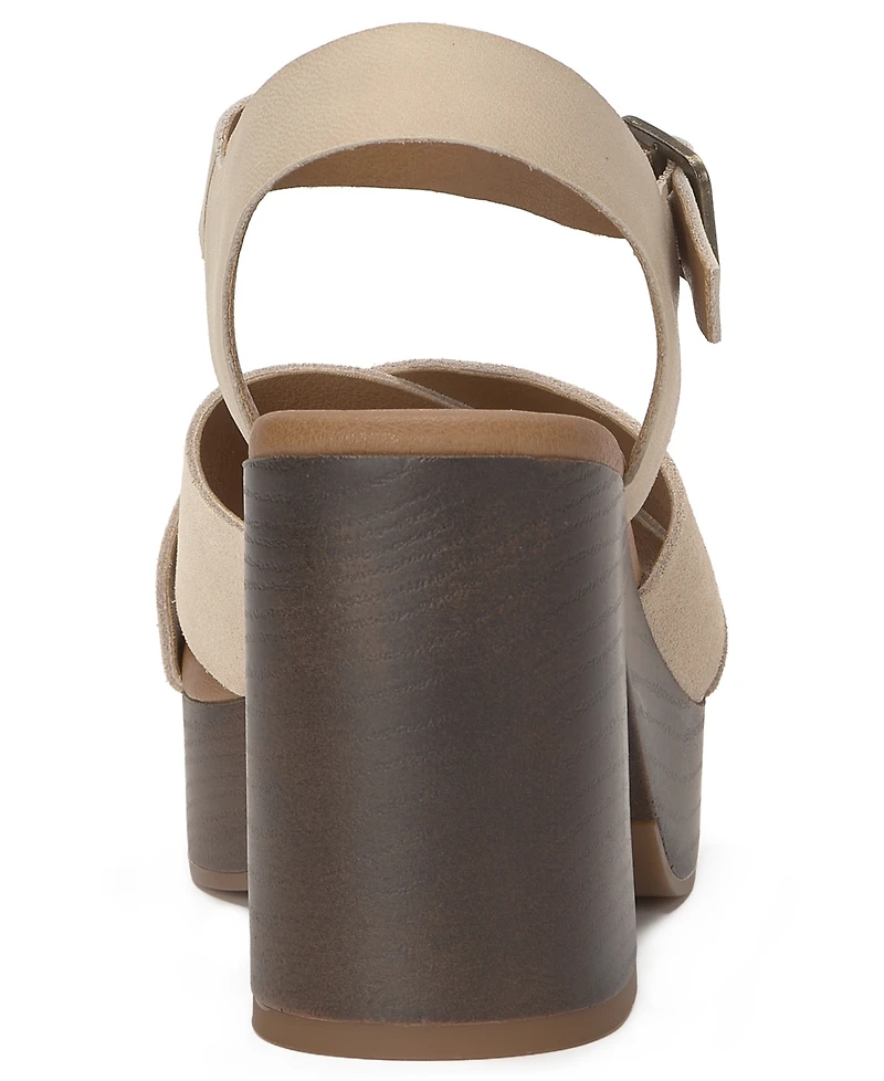 Lucky Brand Women's Carsen Platform Wedge Heel Sandals