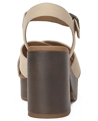 Lucky Brand Women's Carsen Platform Wedge Heel Sandals