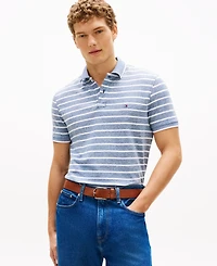 Tommy Hilfiger Men's Regular-Fit Tipped Linen Polo Shirt