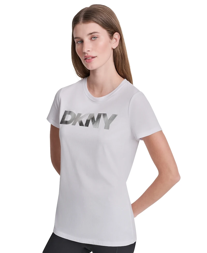 Dkny Sport Women's Foil Logo T-Shirt