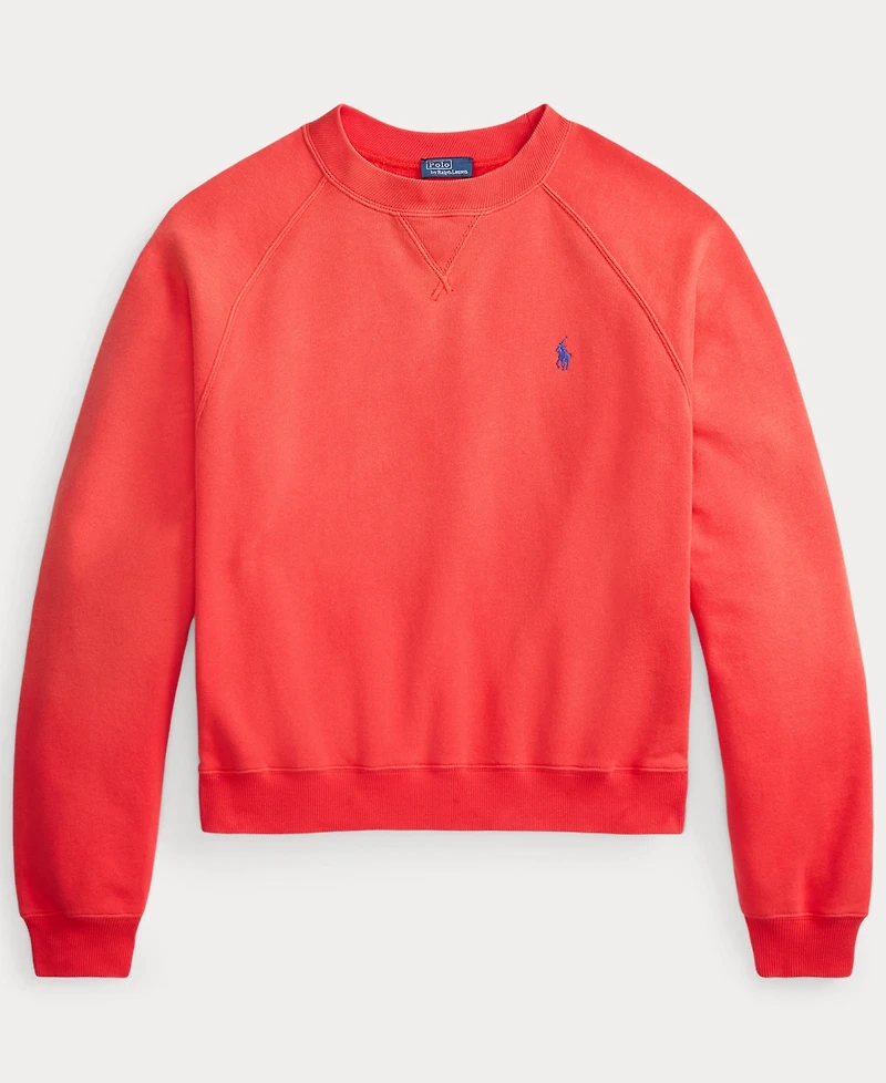 Polo Ralph Lauren Women's Lightweight Fleece Crew Neck Sweatshirt