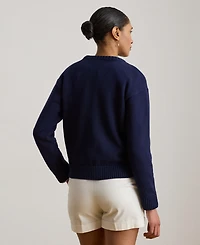 Lauren Ralph Women's Cotton Dog Sweater