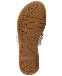Sperry Women's Seafish Floral Open Toe Slip-On Sandals