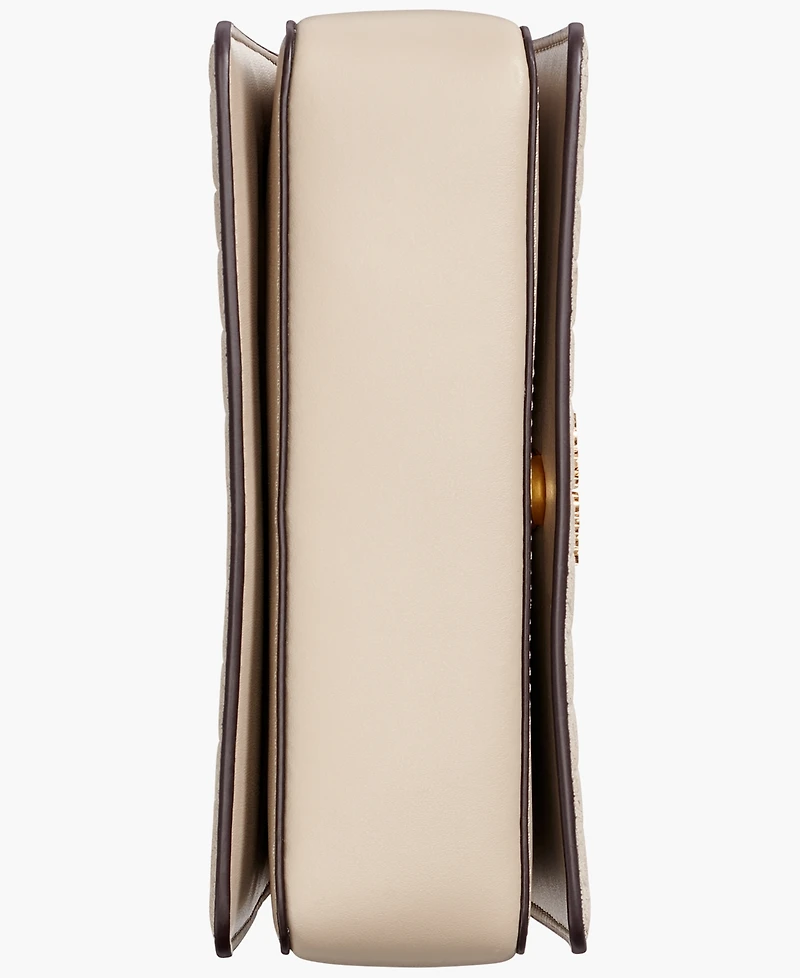 Donna Karan New York Jericho Croco Suede Small Shoulder Bag