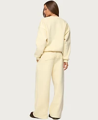 Edikted Women's Jaylie Wide Leg Sweatpants
