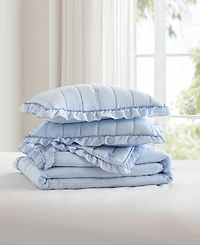 Intelligent Design Liv Microfiber Down Alternative 3-Pc. Quilt Set, Full/Queen