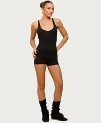 Edikted Women's Soraia Foldover Biker Shorts