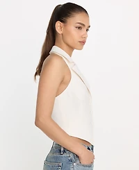 Good American Women's Halter Neck Vest, Regular & Plus