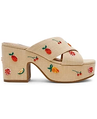 Steve Madden Women's Truthful Crossband Platform Sandals