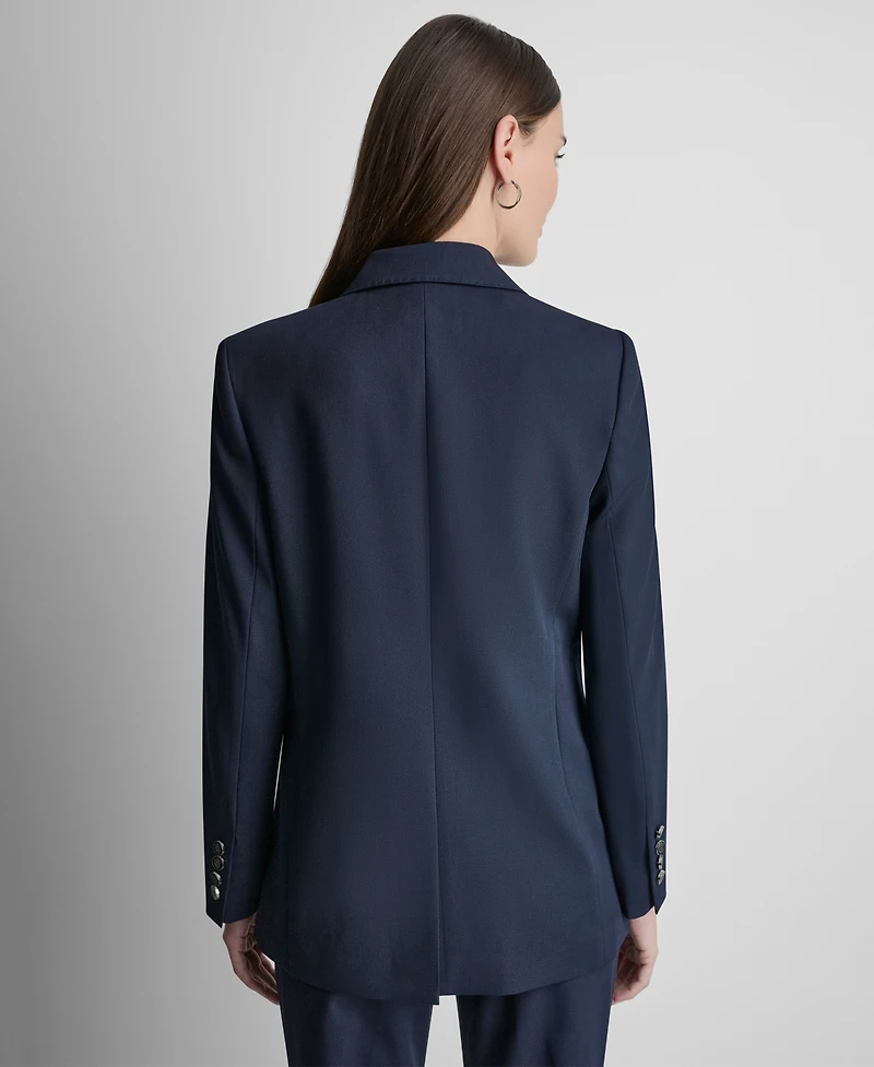 Dkny Women's Notch Lapel Collar Blazer