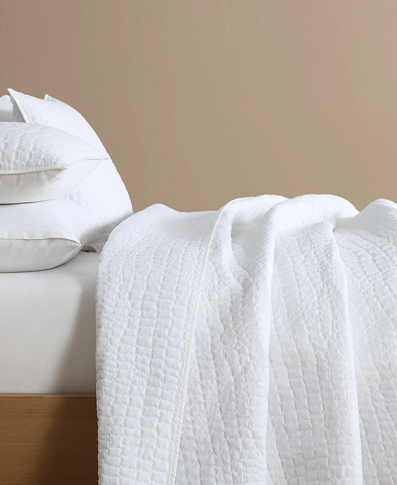 Lacoste Home Croc Scale Cotton 2-Pc. Quilt Set, Twin