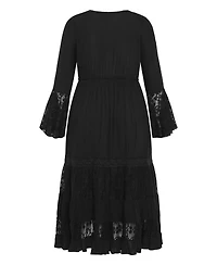 Draft - City Chic Women's Tisha Lace Maxi Dress