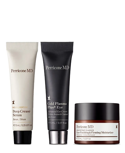 Free Deluxe Deep Crease Serum, Hp Moisturizer, & Cpp+ Eye Cream with any $75 Perricone Md purchase