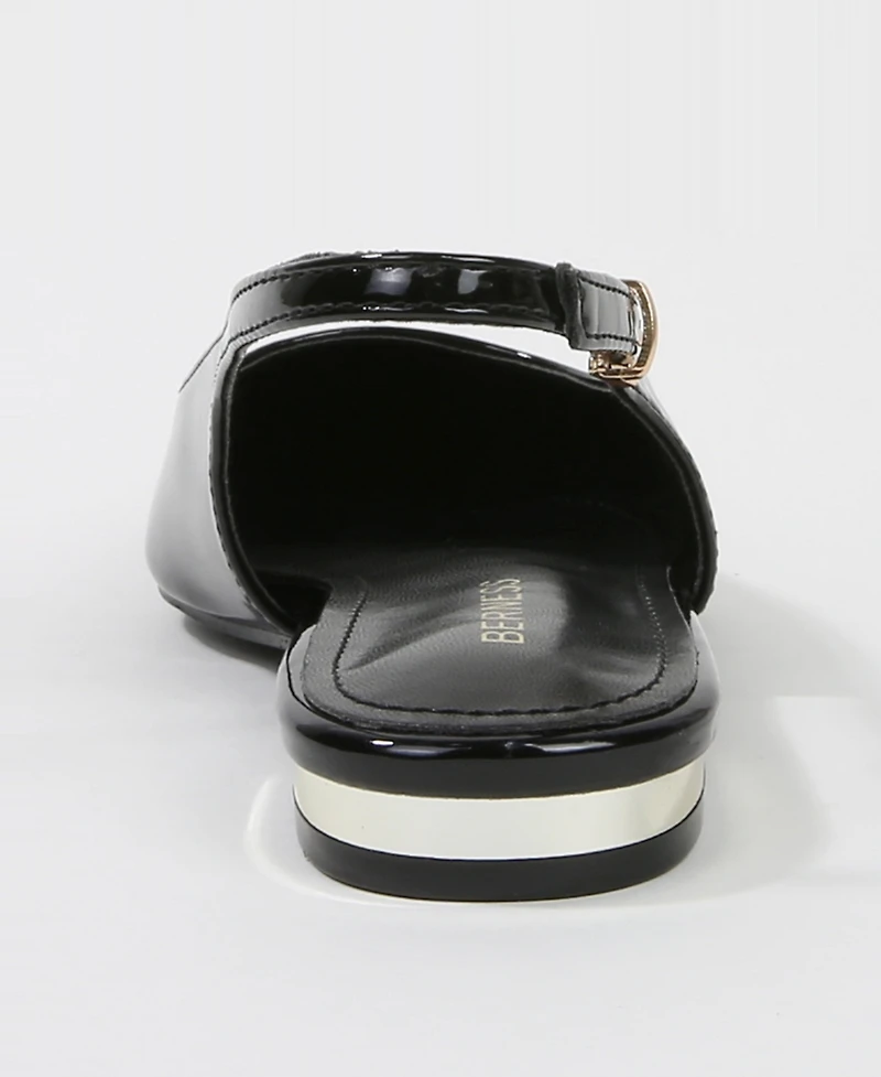 Berness Fabia Patent Slingback Flats