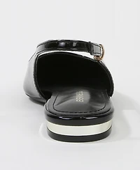 Berness Fabia Patent Slingback Flats
