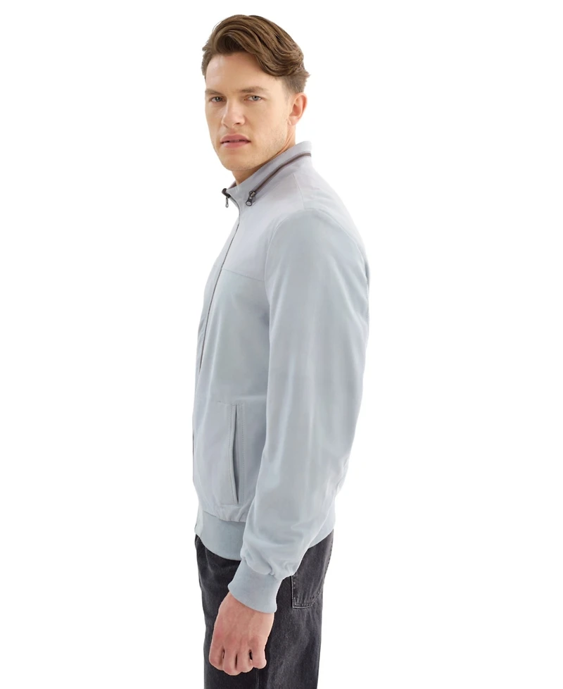 Regency Leathers Men's Austin Reversible Lamb Suede Jacket