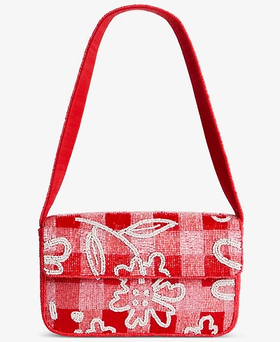 On 34th Hand Beaded Shoulder Bag