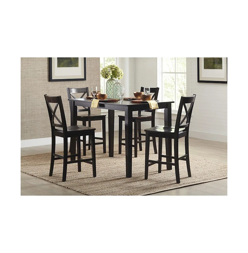 Jofran Simplicity Solid Wood Classic X-Back Counter Stool (Set of 2