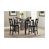 Jofran Simplicity Solid Wood Classic X-Back Counter Stool (Set of 2