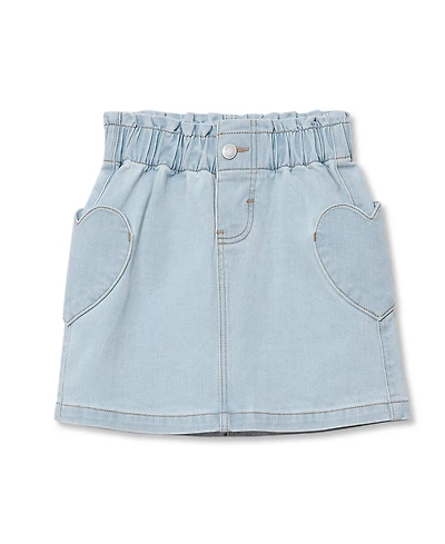 Lands' End Girls Denim Skirt