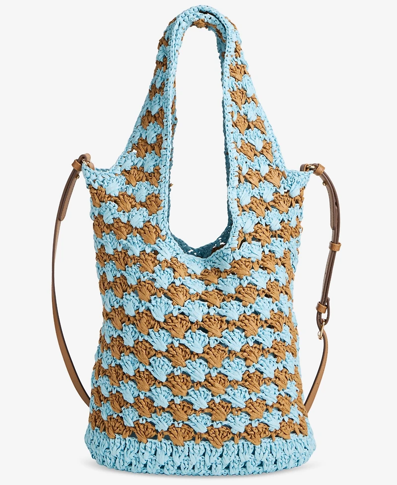 Style & Co Whip-Stitch Soft 4-Poster Tote