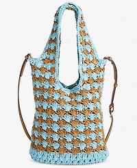 Style & Co Whip-Stitch Soft 4-Poster Tote